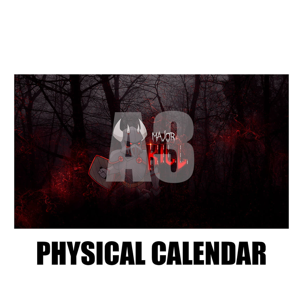 Majorkill Cosplay Calendar A3 - 2024