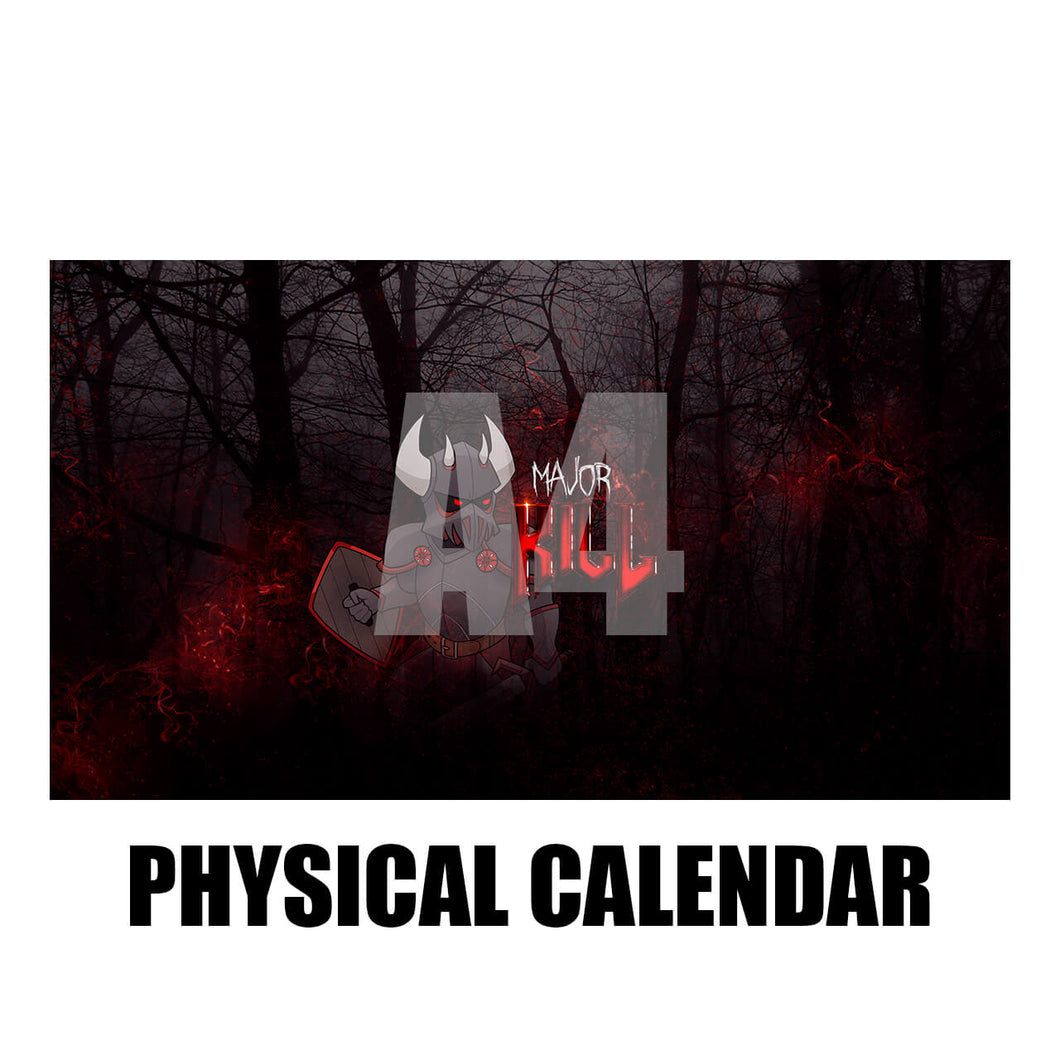 Majorkill Cosplay Calendar A4 - 2024
