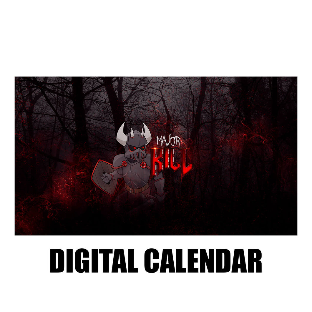 Majorkill Cosplay Calendar - Digital Version 2024